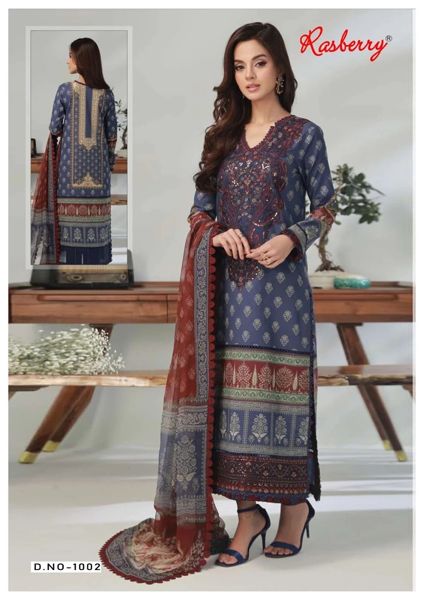 Rasberry Kesar Vol 1 Cotton Wholesale Readymade Salwar Suit Catalog — Wholesale Readymade Suit, MPA wholesale from Surat - Gallery Image 5